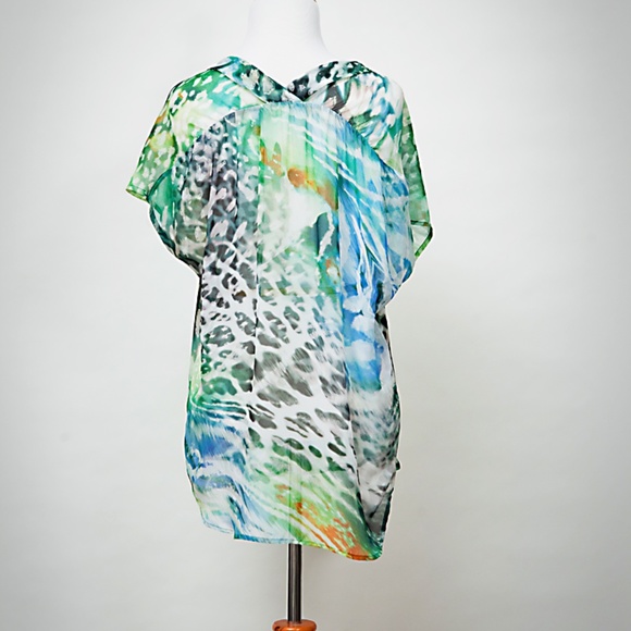 Multi-colored Leopard print shirt - Picture 4 of 4